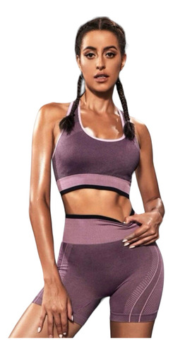 Conjunto Deportivo Shein Violeta. Oferta!