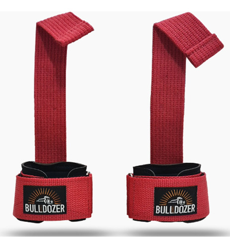 Strap Profissional Bulldozer Vermelho Musculação Academia