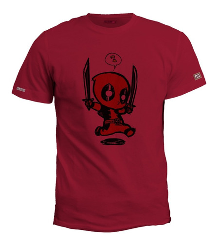 Camiseta Estampada Deadpool Chibi  Irk