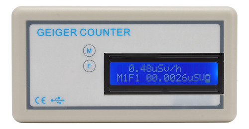 Pantalla Lcd Sensible Y Precisa Geiger Counter Portátil