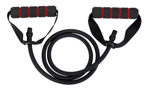 Imagen 1 de 4 de Banda Elastica Fitness Larga 1.2m Manijas Foam Reforzada
