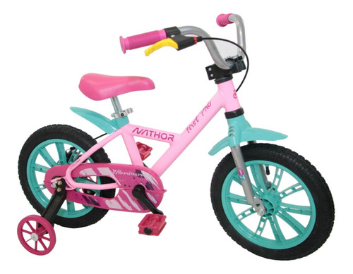 Bicicleta Bike Infantil Feminina Aro 14 First Pro - Nathor