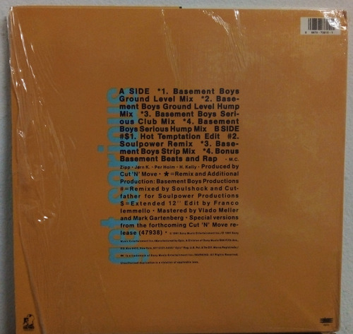 Cut 'n' Move - Get Serious Vinil 12 Single