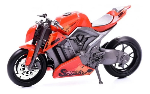 Moto Naked Esportiva S/ Carenagem Snake Várias Cores Ref 199