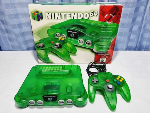 66- Nintendo 64 Série Sabores Kiwi Em Excelente Estado | MercadoLivre