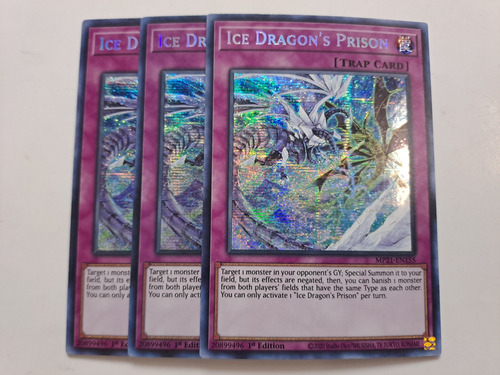 Ice Dragons Prison X3 Mp21-en155 Secret Rare Yugioh 