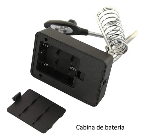 Lupa Con Luz Led, 2,5 X 7,5 X 10 Aumentos Lupa De Mano