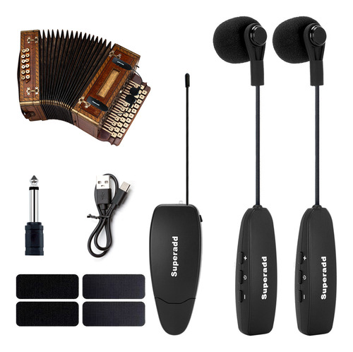 Para Para Micrófono Superadd Kx-623 For Acordeón Uhf / /