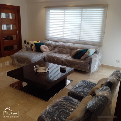 Apartamento Amueblado En Alquiler Piantini  3 Hab 