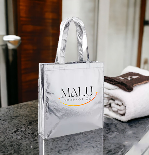 500 Bolsas Metalizadas Personalizada Com Sua Logomarca 20x30