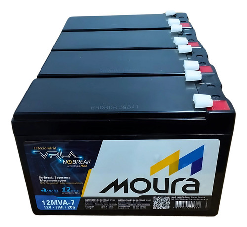 4 Bateria Do Nobreak Ts Shara Ups Senoidal 2200va 4bs/2ba