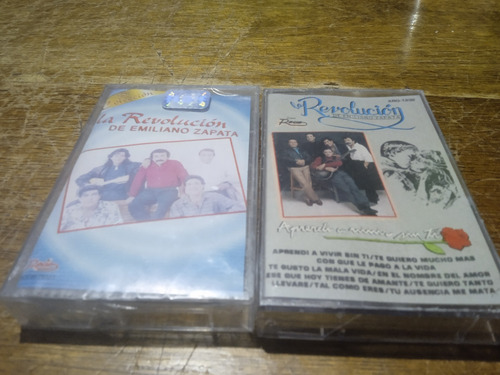 La Revolución De Emiliano Zapata 2 Casettes Nuevos 