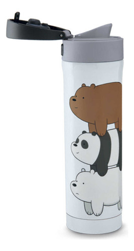 Termo Tup Abre Fácil Tupperware Osos Escandalosos De 430 Ml.