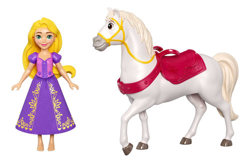 Disney Princesa Muñeca Mini Rapunzel Y Maximus