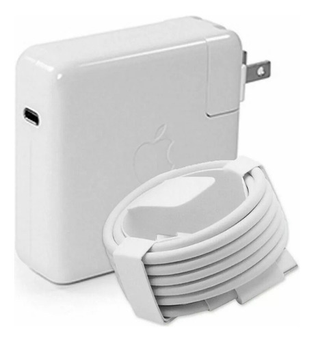 Cargador Apple Macbook Original Tipo Usb C Multivoltaje 87w