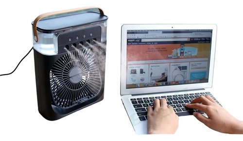 Ventilador Enfriador De Aire Portátil 3 En 1 - Rectangular