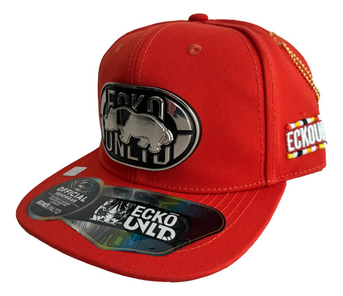 Gorra Plana Ecko Original Placa Metalica Algodon Chrm 2024