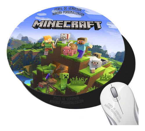 Pad Mouse Minecraft Videojuego Sublimado Gamer