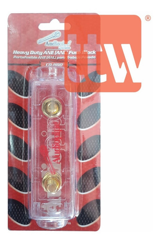 Imagen 5 de 10 de Porta Fusible Audiopipe Anl 1 Posicion 0/4 Gauge Cq-1100 N-i