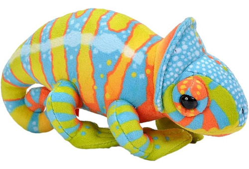 Peluche Wild Republic Mini Pocketkins Camaleón Bebé Colores