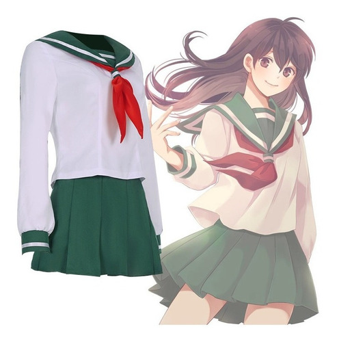 Traje De Inuyasha Kagome Higurashi Para Cosplay