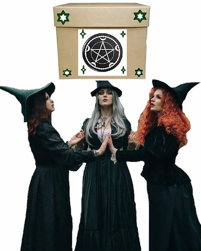 Caja Esotérica Misteriosa 10 Pzs Paganismo Wicca Hechicería