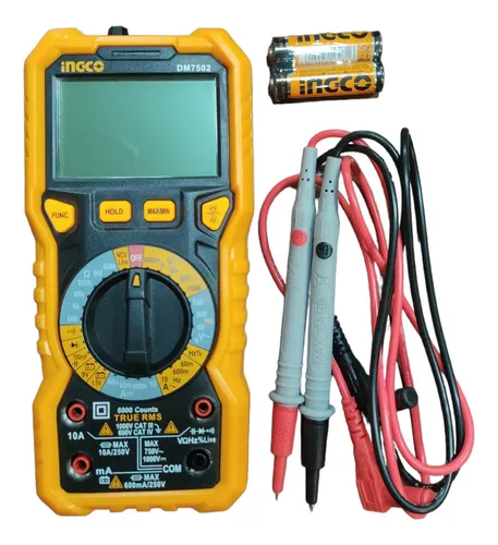 comprar Tester Multimetro Capacimetro Digital 100mf Marca Ingco 