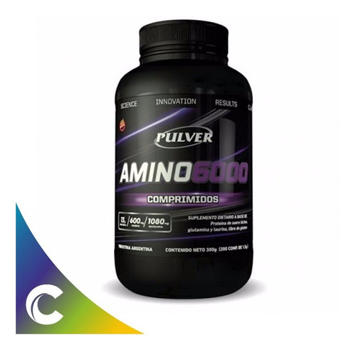 Amino 6000 200 Caps Pulver Aminoacidos Glutamina Taurina