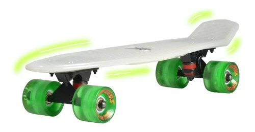 Skate Penny Board 22,5 Long Reforzado Billa En La Oscuridad