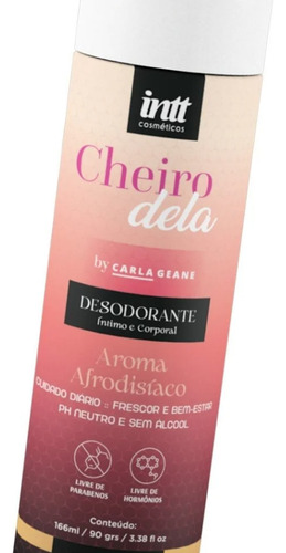 Desodorante Intt Cheiro Dela 166ml - Frescor Íntimo