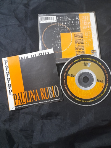 Paulina Rubio Cd Mio Remixes La Chica Dorada Amor De Mujer