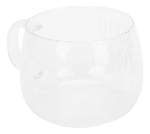 Taza De Vidrio Con Asa De Borosilicato Transparente Para Caf