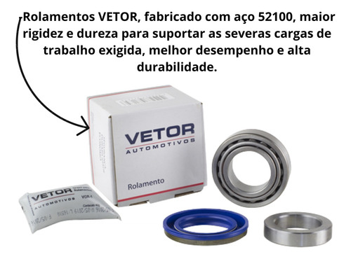 Rolamentos Roda Traseira Gm S10 Blazer 4x2 4x4 1995 A 2011