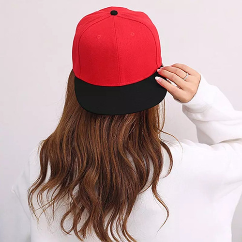 Imagen 4 de 8 de Jockey Gorro Snapback Gorro Visera Plana Cierre Ajustable