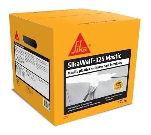 Masilla Plástica P/yeso Sikawall Multiuso 25kg Sika - Ynter 