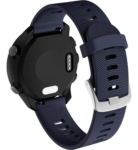 Pulseira Para Garmin Forerunner 245 645 Music Galaxy Active2 Cor Azul-escuro Largura 20