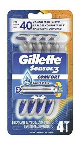 Maquinilla De Afeitar Desechable Gillette Sensor3 Smooth Sha