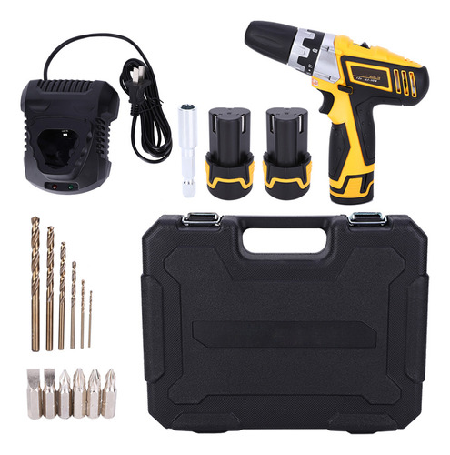 Juego De Destornilladores Eléctricos De 12 V Con Batería De