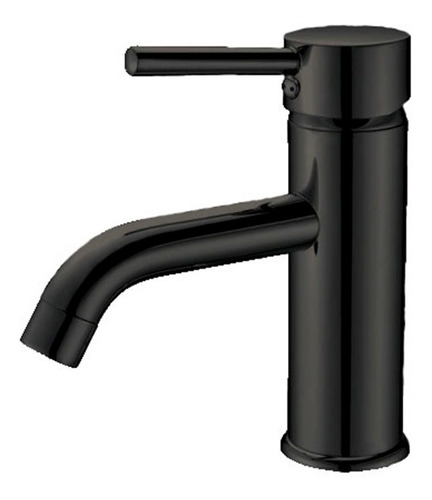 Mezcladora Monomando Ovalin Negro Mate 18 Cm Acero Inox 304