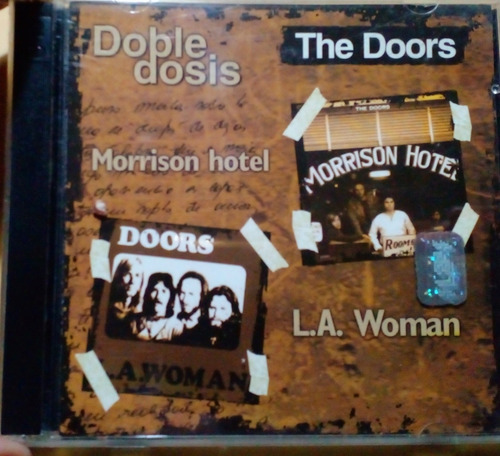 Cd. The Doors. Doble Dosis. Morrison Hotel/la Woman 