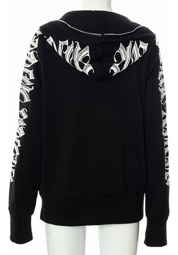 Sudaderas Dama Con Cierre Y Capucha Hoodie Mujer Básico Moda