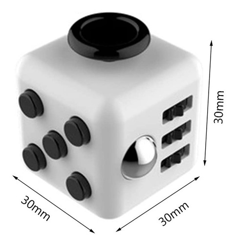 Imagen 3 de 7 de Cubo Dado Anti Estres Ansiedad Nervios Sensorial