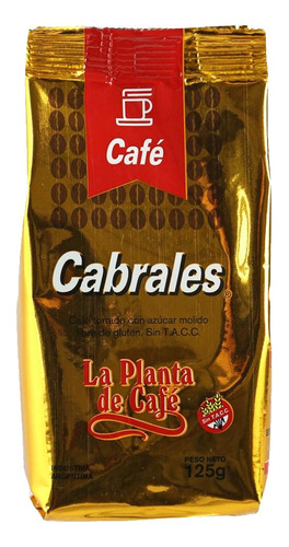 Cafe Cabrales La Planta De Cafe Torrado Molido 125grms