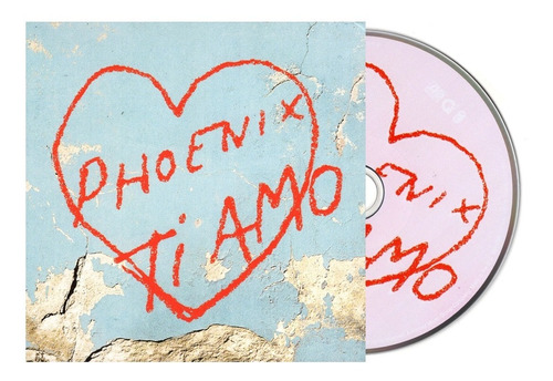 Phoenix Ti Amo Disco Cd Con 10 Canciones