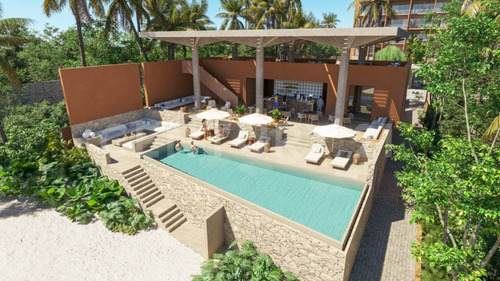 Preventa De Departamento Beach Front En Costa Mujeres C3844