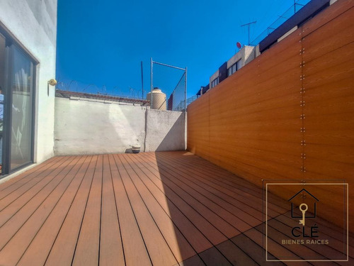 Leonardo Da Vinci, Col. Mixcoac. Como Nuevo, Con Terraza Privada!