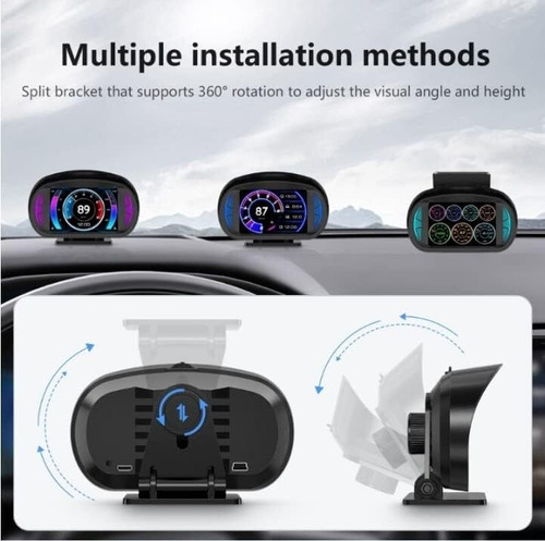 Universal Obd2 Gps Sistema Hud Pantalla De Visualización