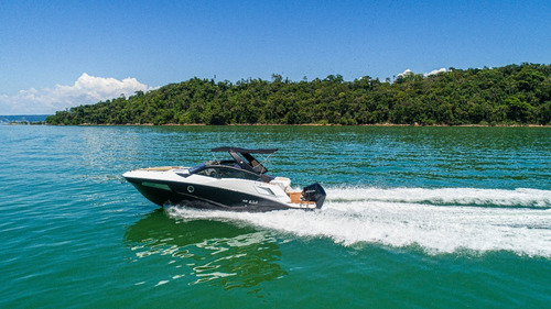 Imagem 1 de 14 de Lancha Fs 290 Wide Outboard (popa) Dir. De Fábrica - 250 Hp