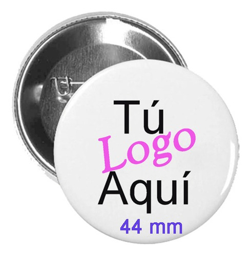 Chapitas Alfiler Personalizadas 44 Mm (50 Unidades)