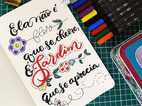 Marcador Pen Brush Dual Tip Duas Pontas 10 Cores Cis